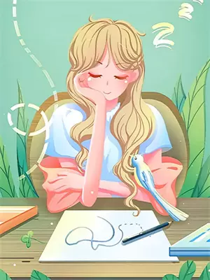 故事中人物绘画