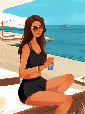 汕头南沙湾暗流图